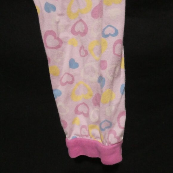 GEORGE | size 6 | Pink Pajama Pants | Hearts All Over Print | Stretchy Waist - Picture 16 of 16